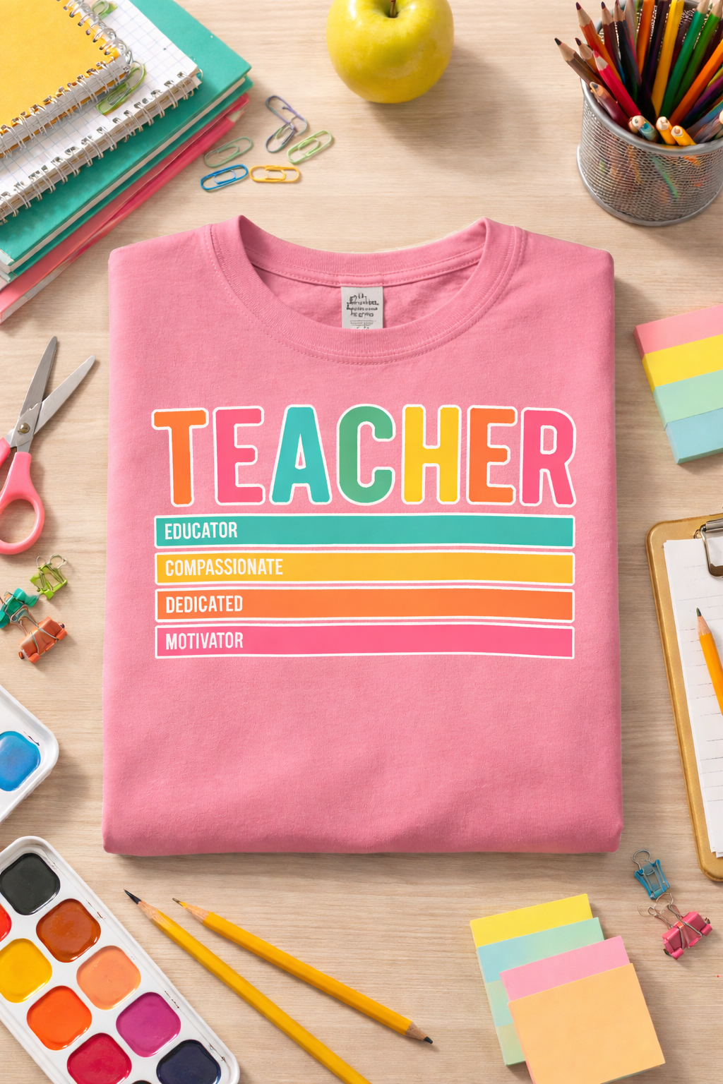 Bright & Inspiring Teacher Graphic Tee