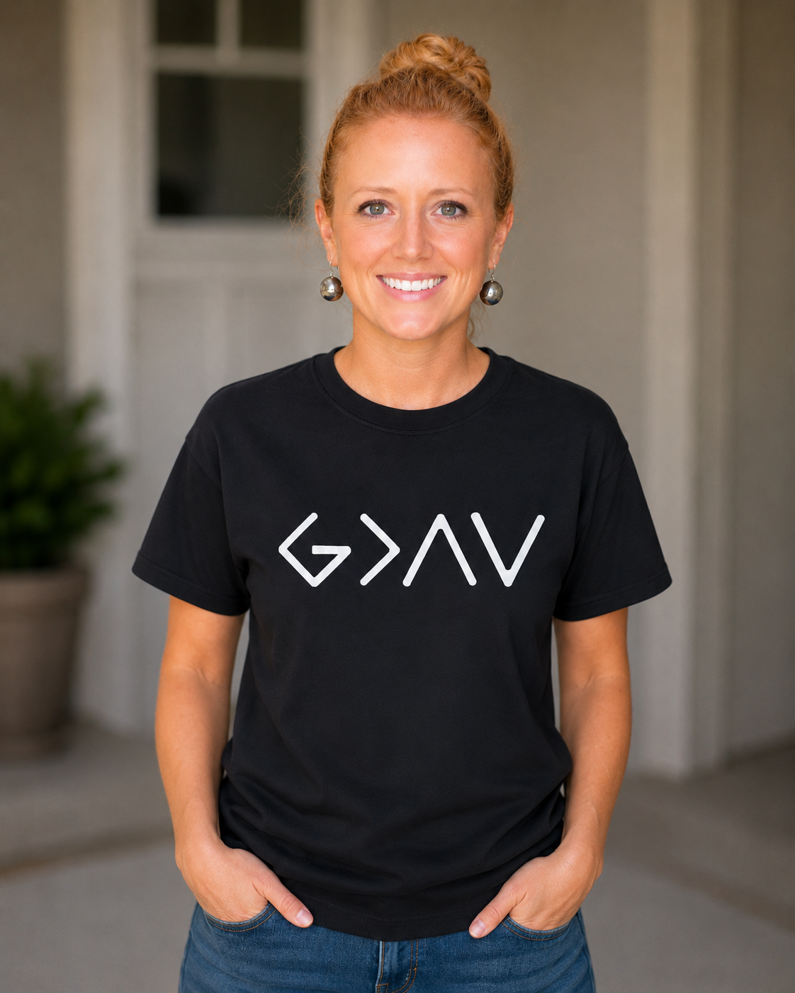 GOD Minimalist Christian T-Shirt