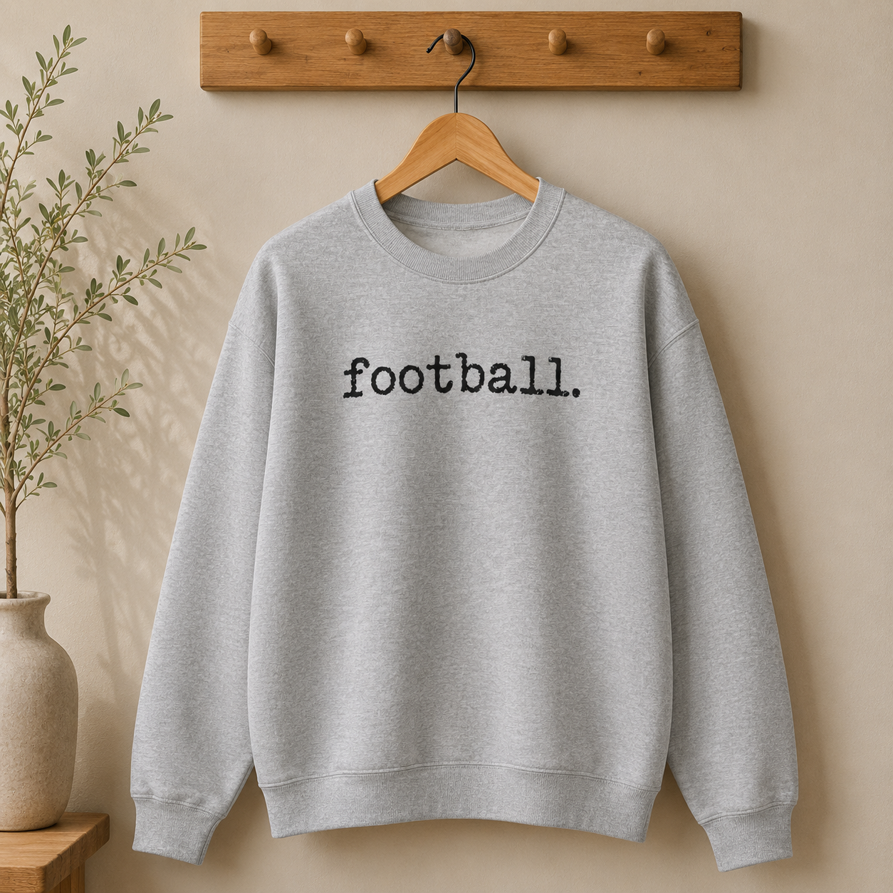 Football. Crewneck Sweatshirt