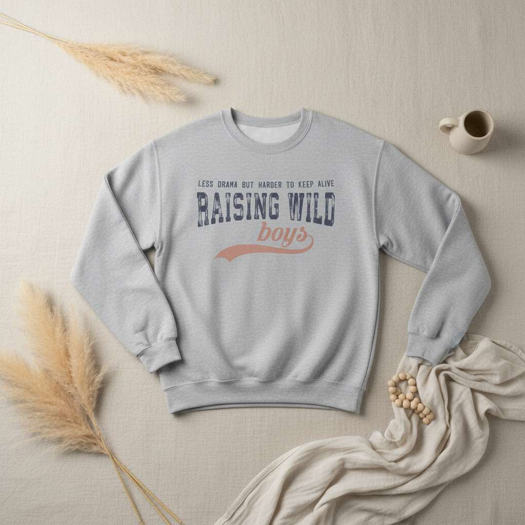 Raising Wild Boys Crewneck Sweatshirt