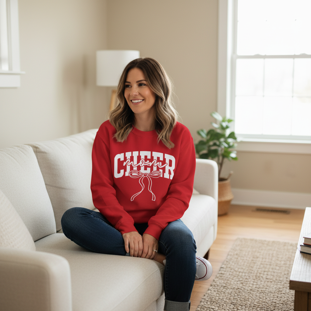 Cheer Mom Crewneck Sweatshirt