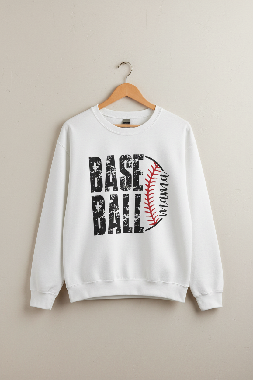 Baseball Mama Crewneck Sweatshirt