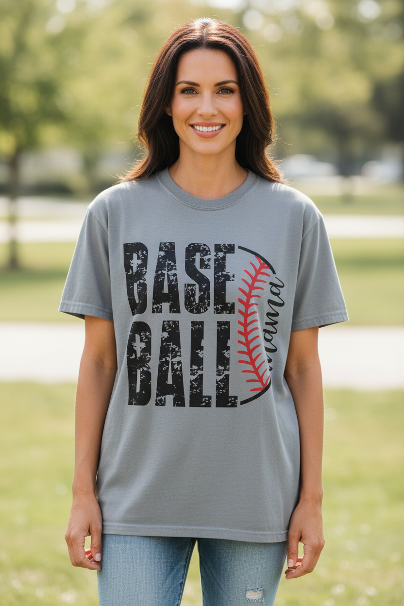 Baseball Mama Graphic Tee
