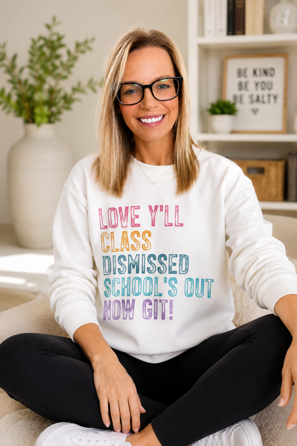 Love Y’all Class Dismissed Crewneck Sweatshirt