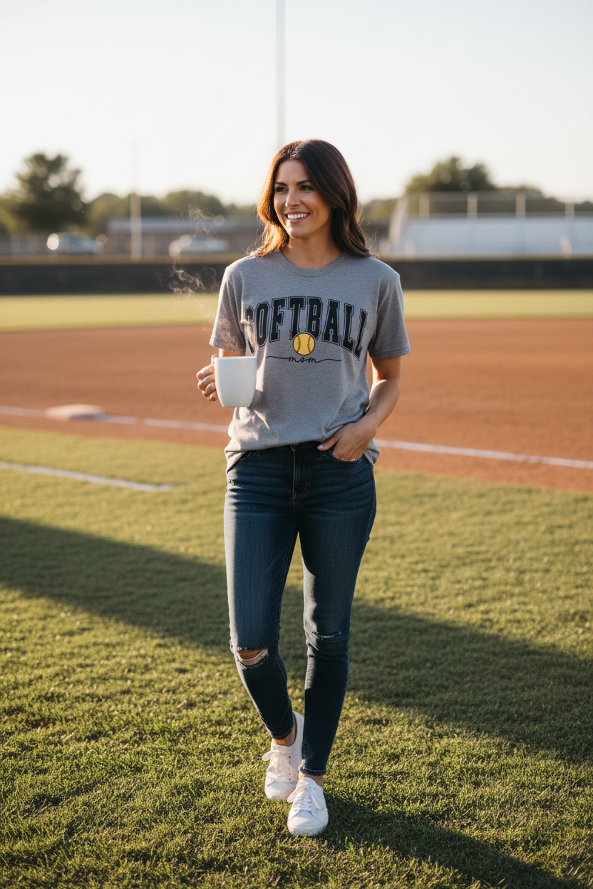 Softball Mom Graphic Tee
