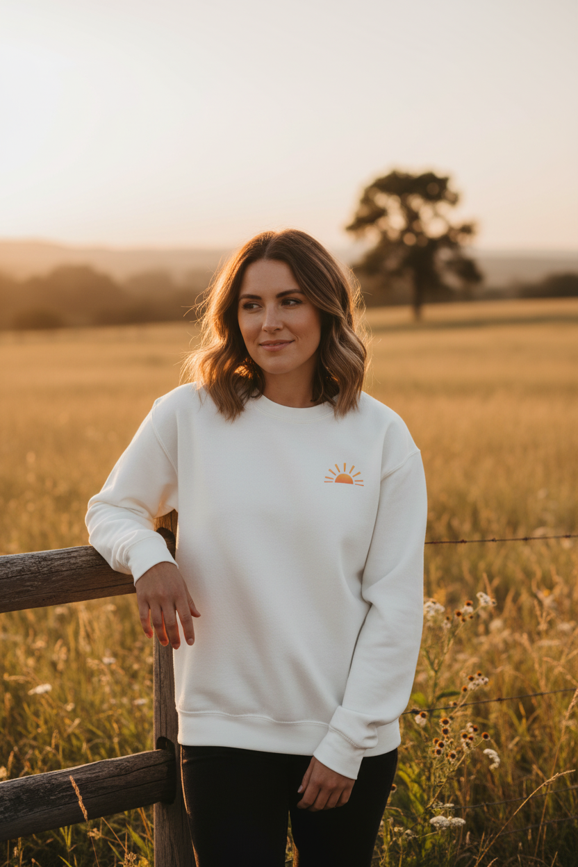 Forever Chasing Sunsets Graphic Sweatshirt