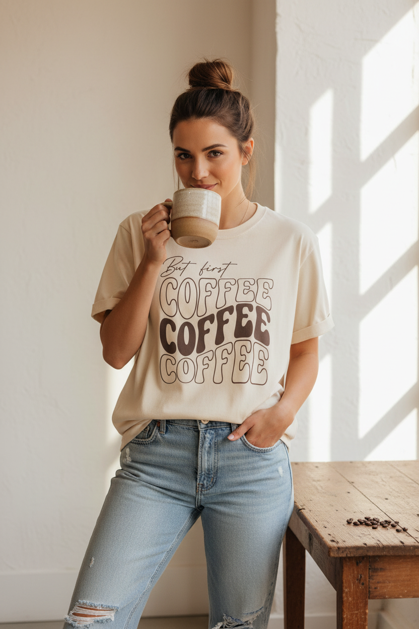 But First, Coffee Graphic Tee
