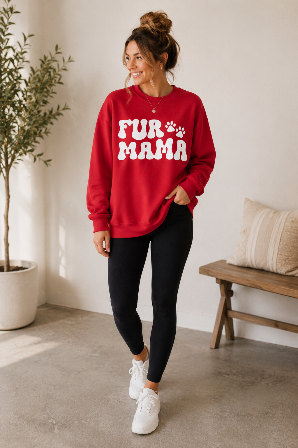 Fur Mama Crewneck Sweatshirt