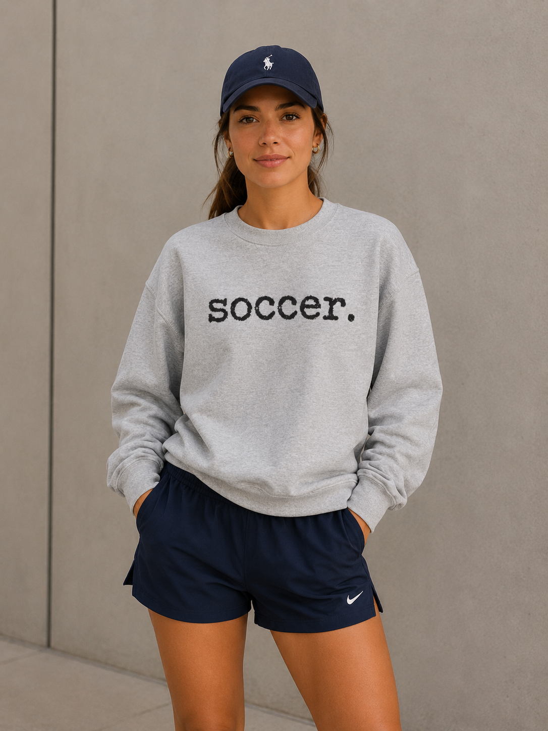 Soccer. Crewneck Sweatshirt
