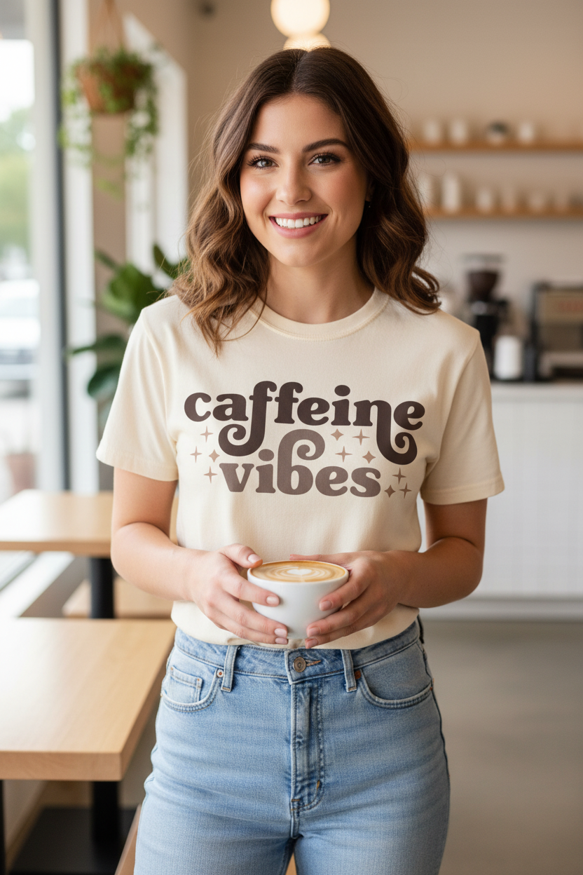 Caffeine Vibes Graphic Tee