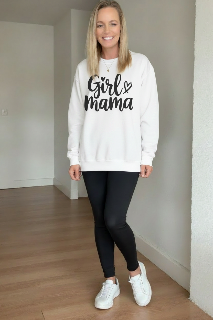 Girl Mama Crewneck Sweatshirt