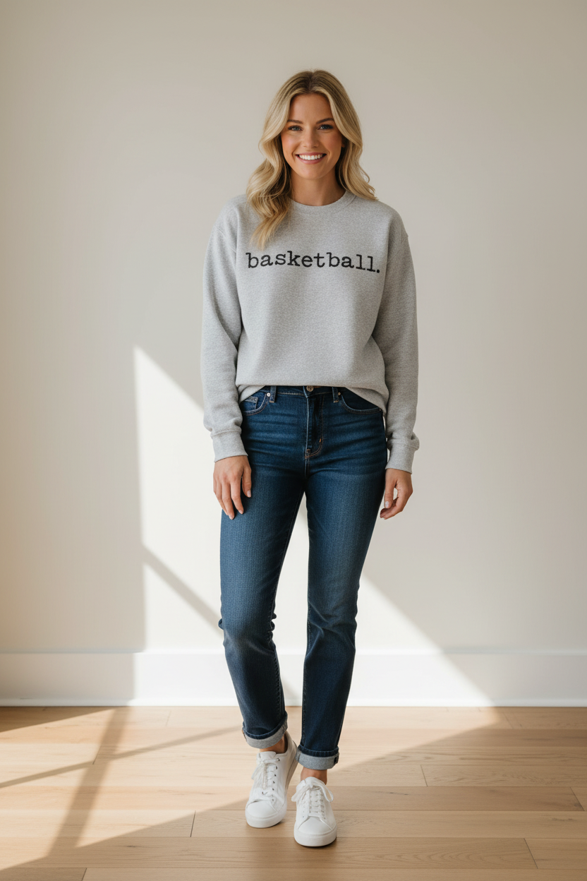 Basketball. Crewneck Sweatshirt
