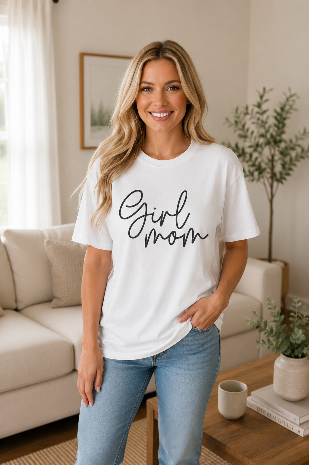 Girl Mom Graphic Tee