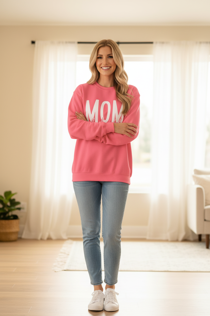 Mom of Both Crewneck Sweatshirt