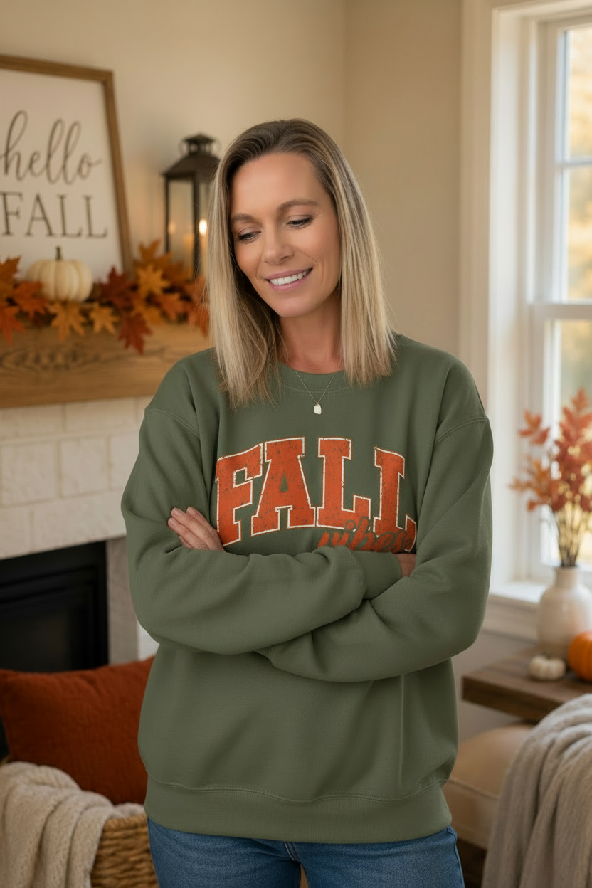 Fall Vibes Crewneck Sweatshirt