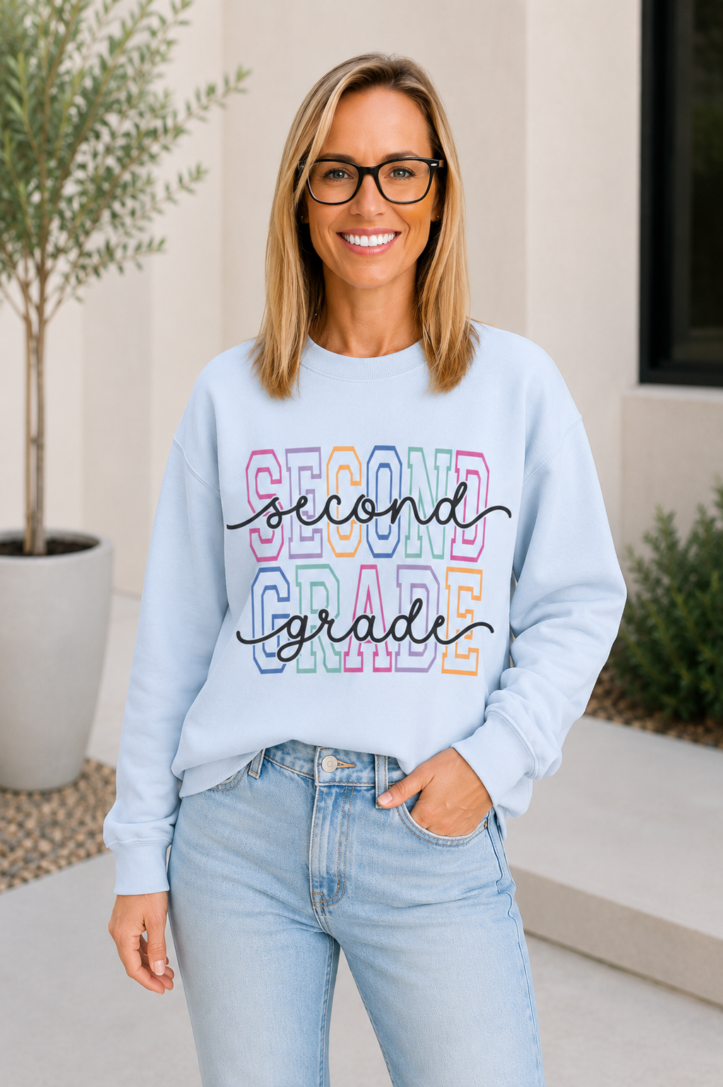 Second Grade Crewneck Sweatshirt