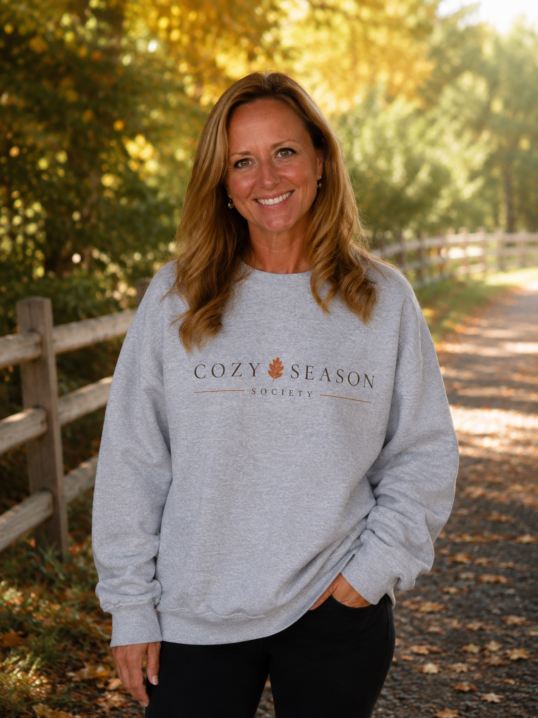 Cozy Season Society Crewneck Sweatshirt