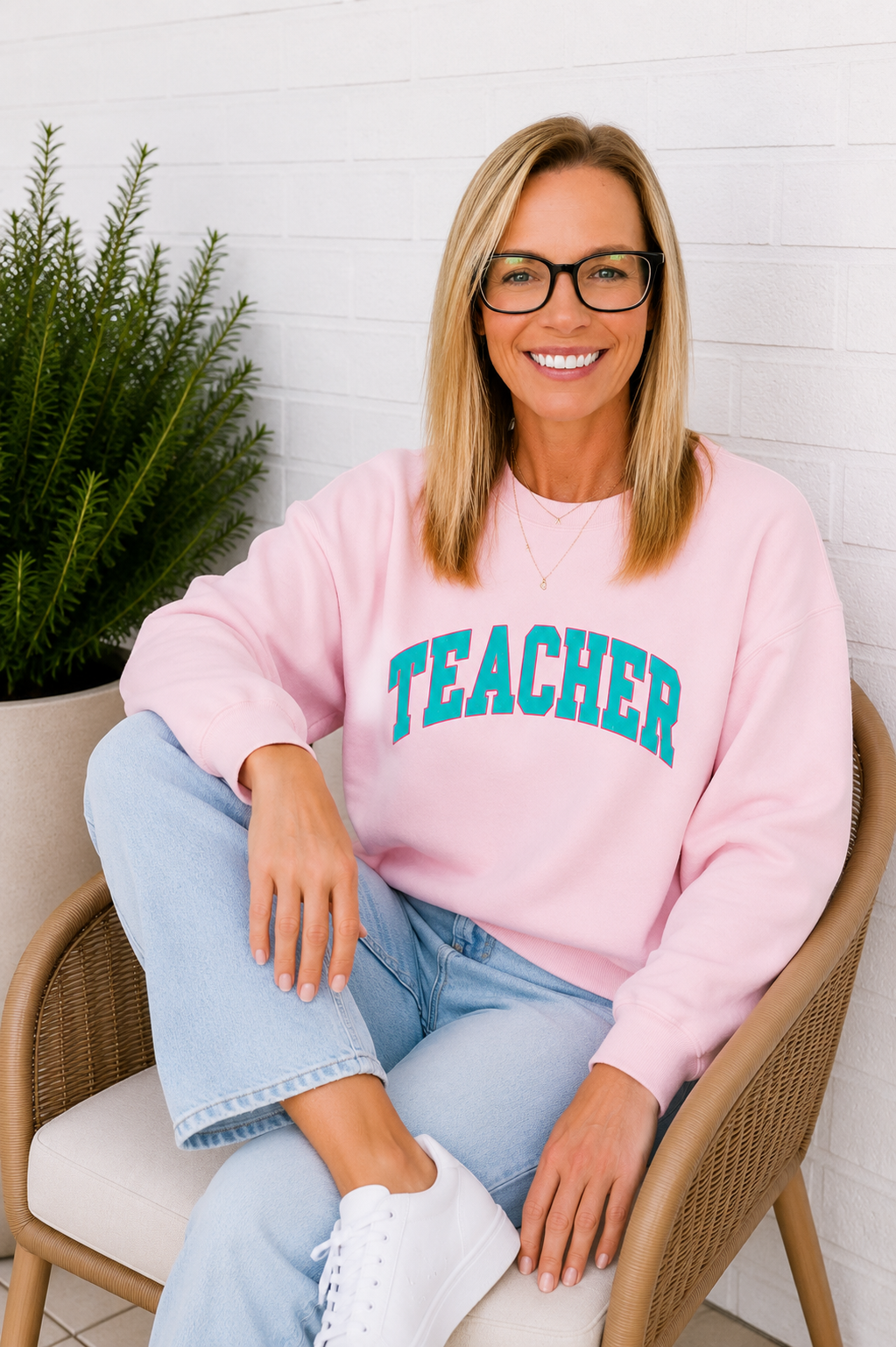 Teacher Crewneck Sweatshirt