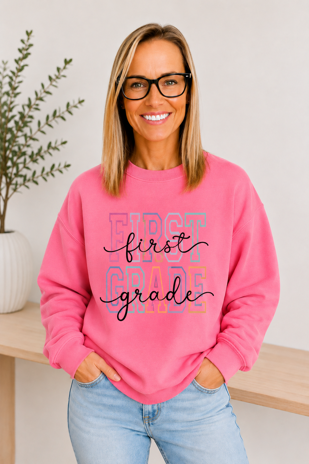 First Grade Crewneck Sweatshirt