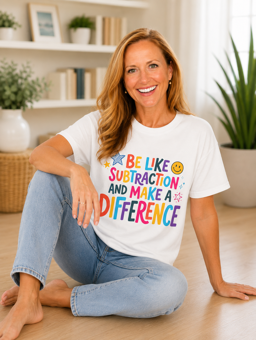 Be Like Subtraction Make a Difference Graphic Tee