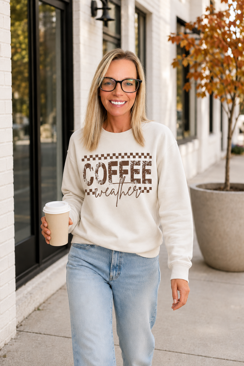 Coffee Weather Crewneck Sweatshirt