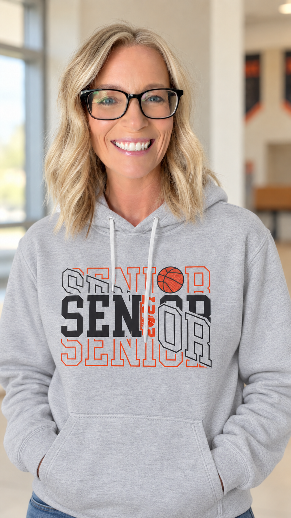 Senior Basketball Hoodie