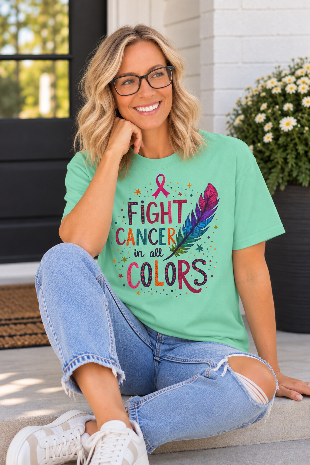 Fight Cancer in All Colors Tee