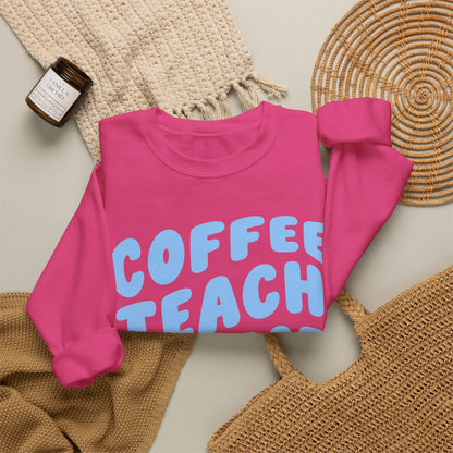 Coffee Teach Repeat Crewneck Sweatshirt