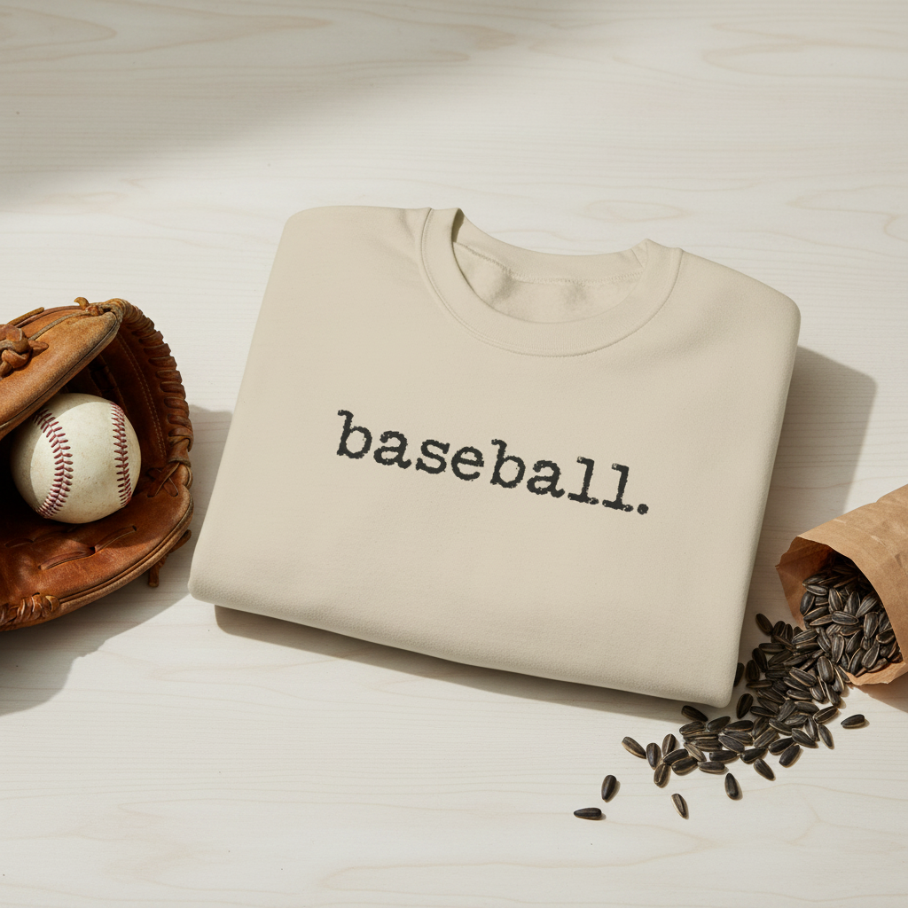 Baseball. Crewneck Sweatshirt