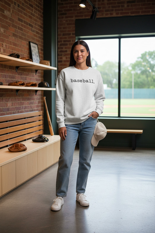 Baseball. Crewneck Sweatshirt