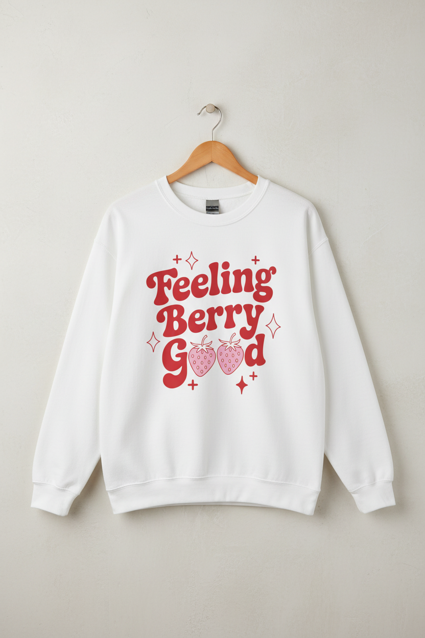 Feeling Berry Good Crewneck Sweatshirt