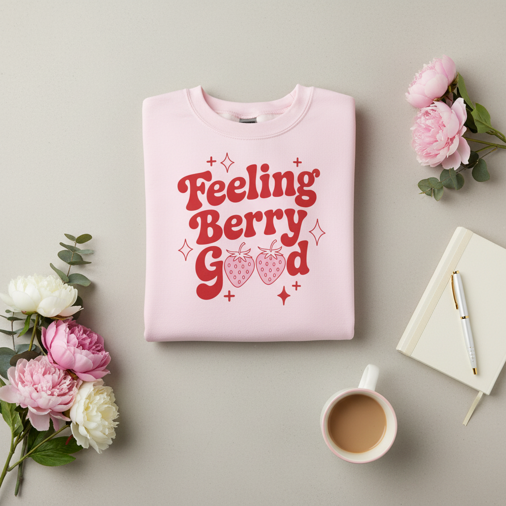 Feeling Berry Good Crewneck Sweatshirt
