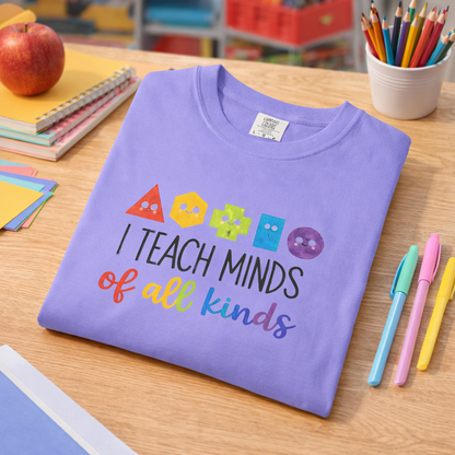 I Teach Minds of All Kinds Graphic Tee