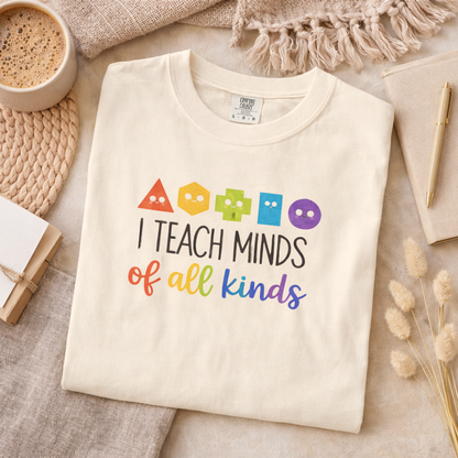 I Teach Minds of All Kinds Graphic Tee