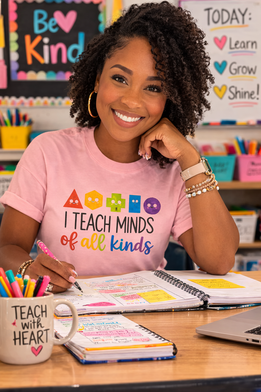 I Teach Minds of All Kinds Graphic Tee