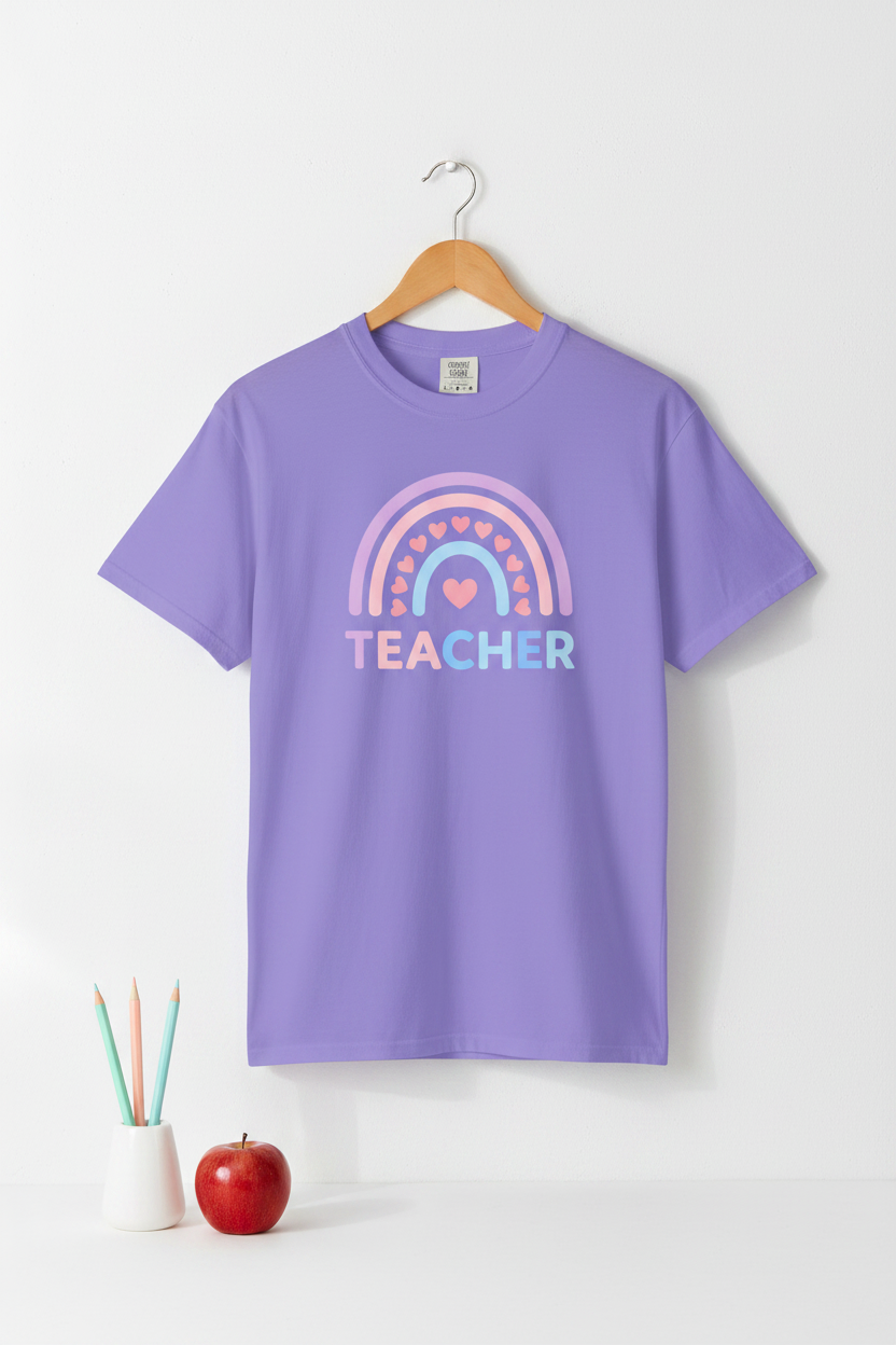 Rainbow Teacher Graphic Tee