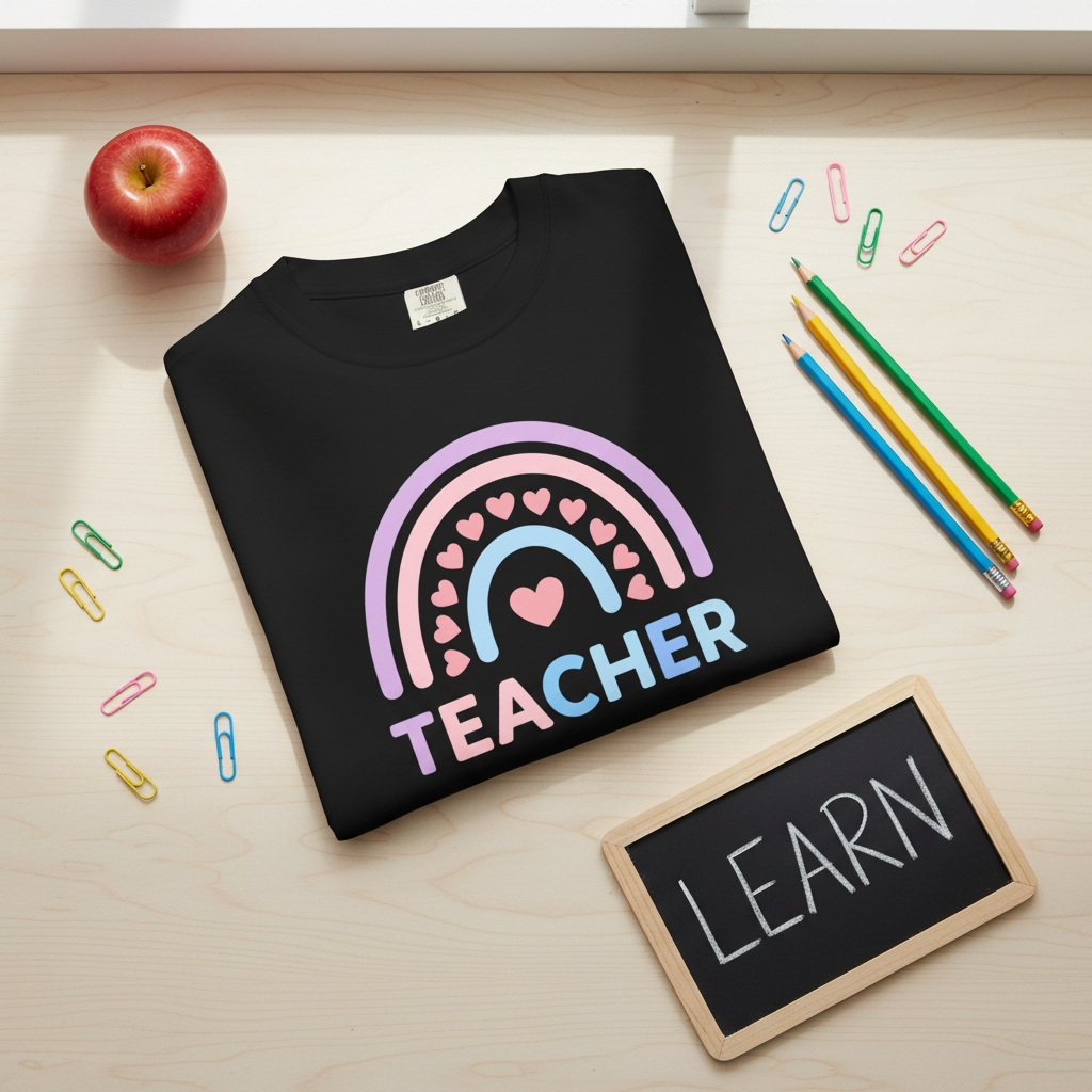 Rainbow Teacher Graphic Tee