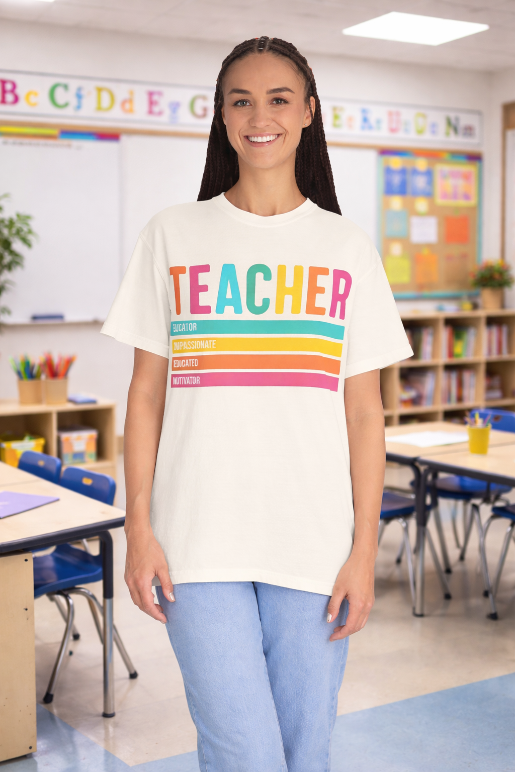 Bright & Inspiring Teacher Graphic Tee