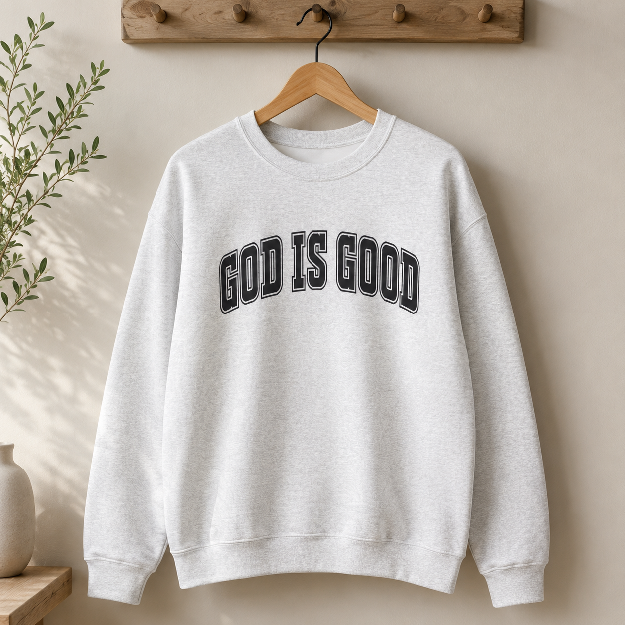 God Is Good Gildan Crewneck Sweatshirt