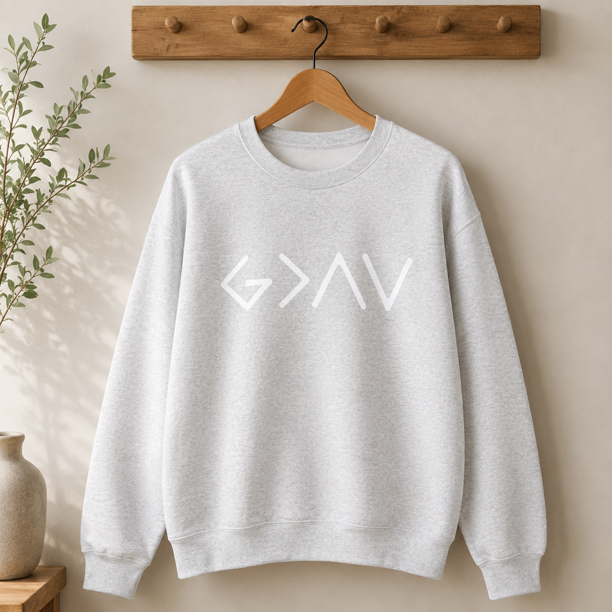 God Is Greater Than Your Highs and Lows Crewneck Sweatshirt