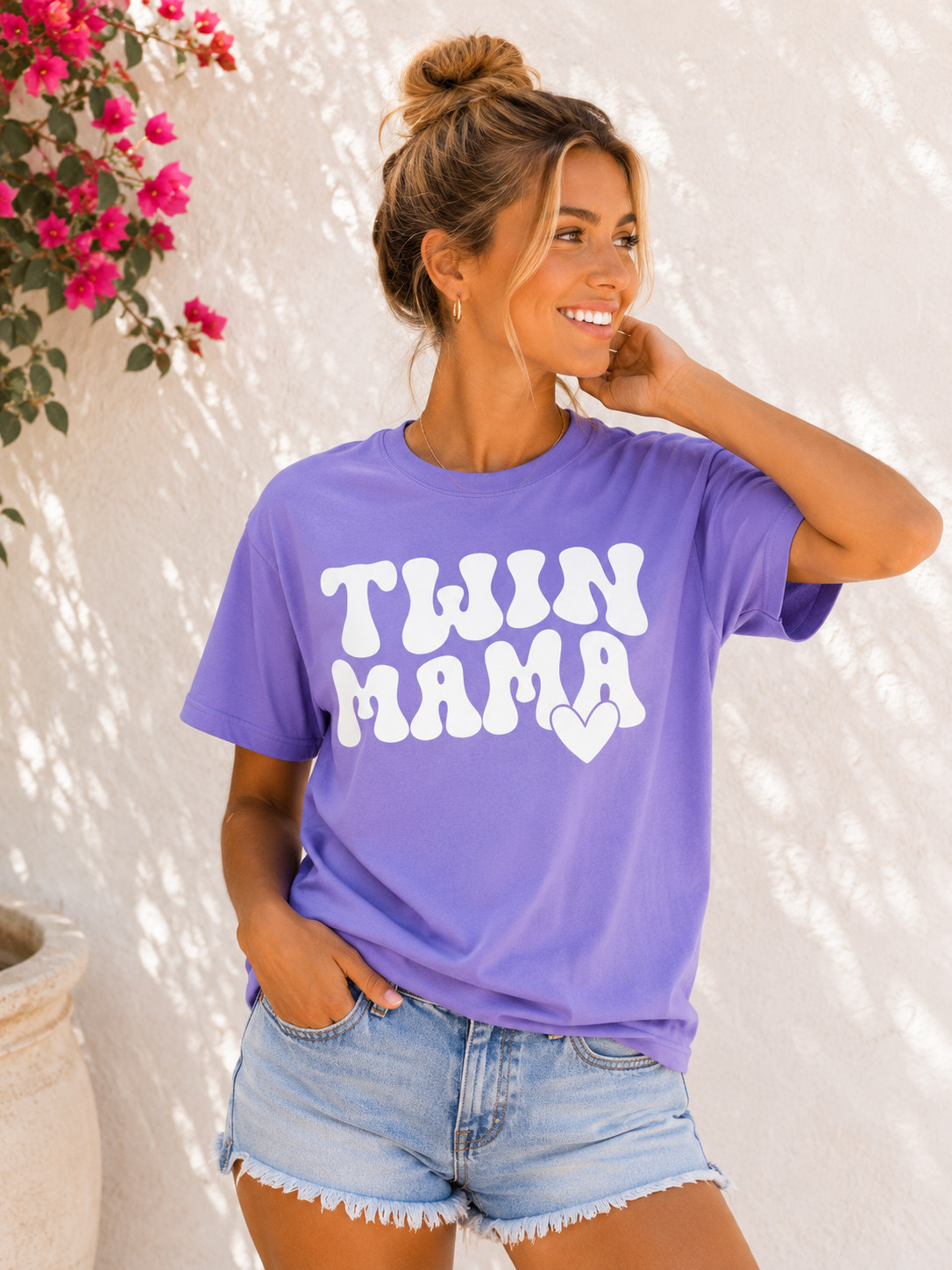 Twin Mama Bubble Graphic Tee