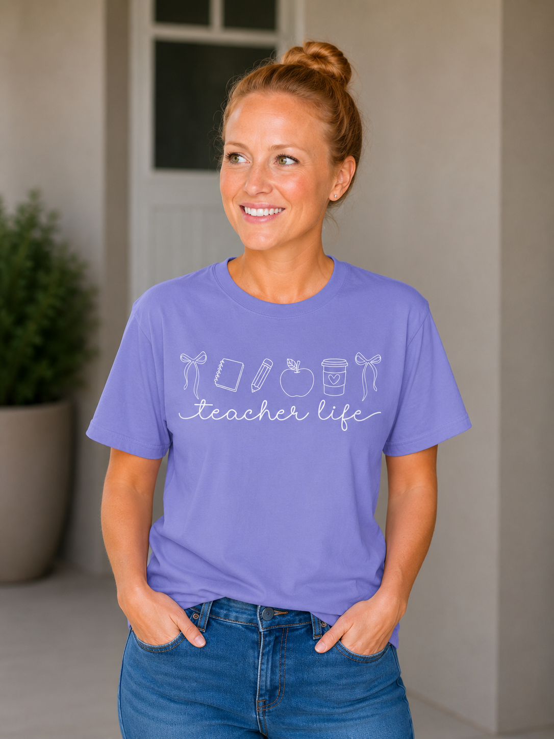 Teacher Life Graphic Tee