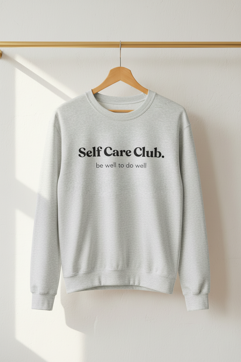 Self Care Club Crewneck Sweatshirt
