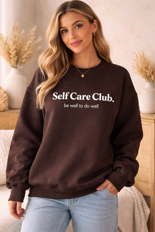 Self Care Club Crewneck Sweatshirt
