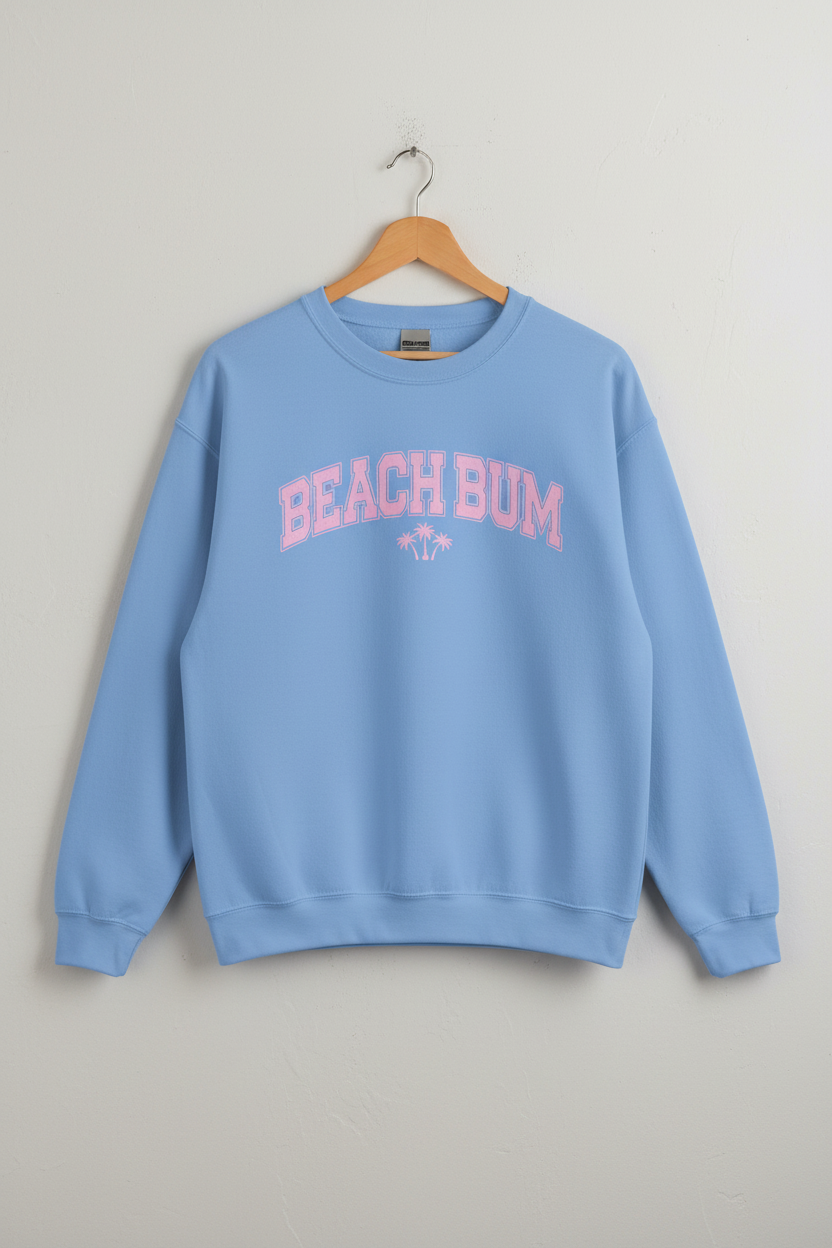 Beach Bum Crewneck Sweatshirt