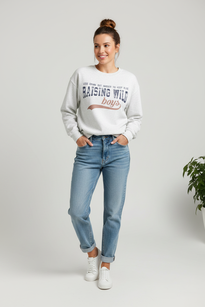Raising Wild Boys Crewneck Sweatshirt