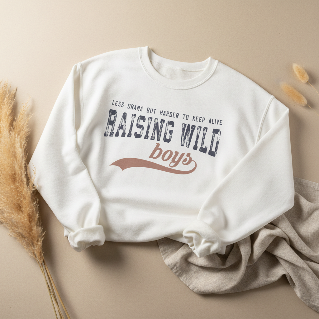 Raising Wild Boys Crewneck Sweatshirt