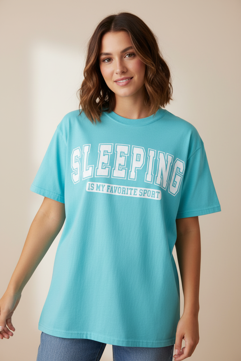 Sleeping Is My Favorite Sport Graphic Tee