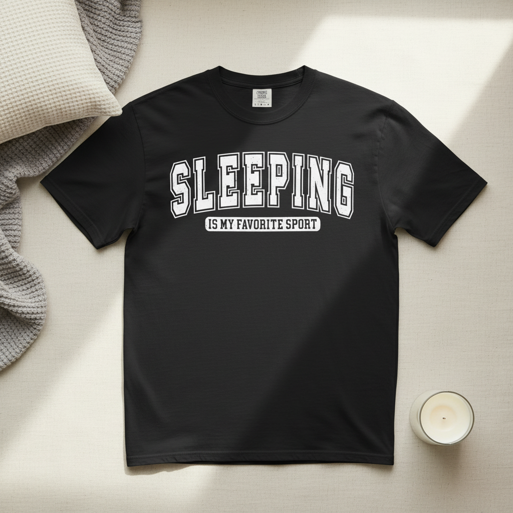 Sleeping Is My Favorite Sport Graphic Tee