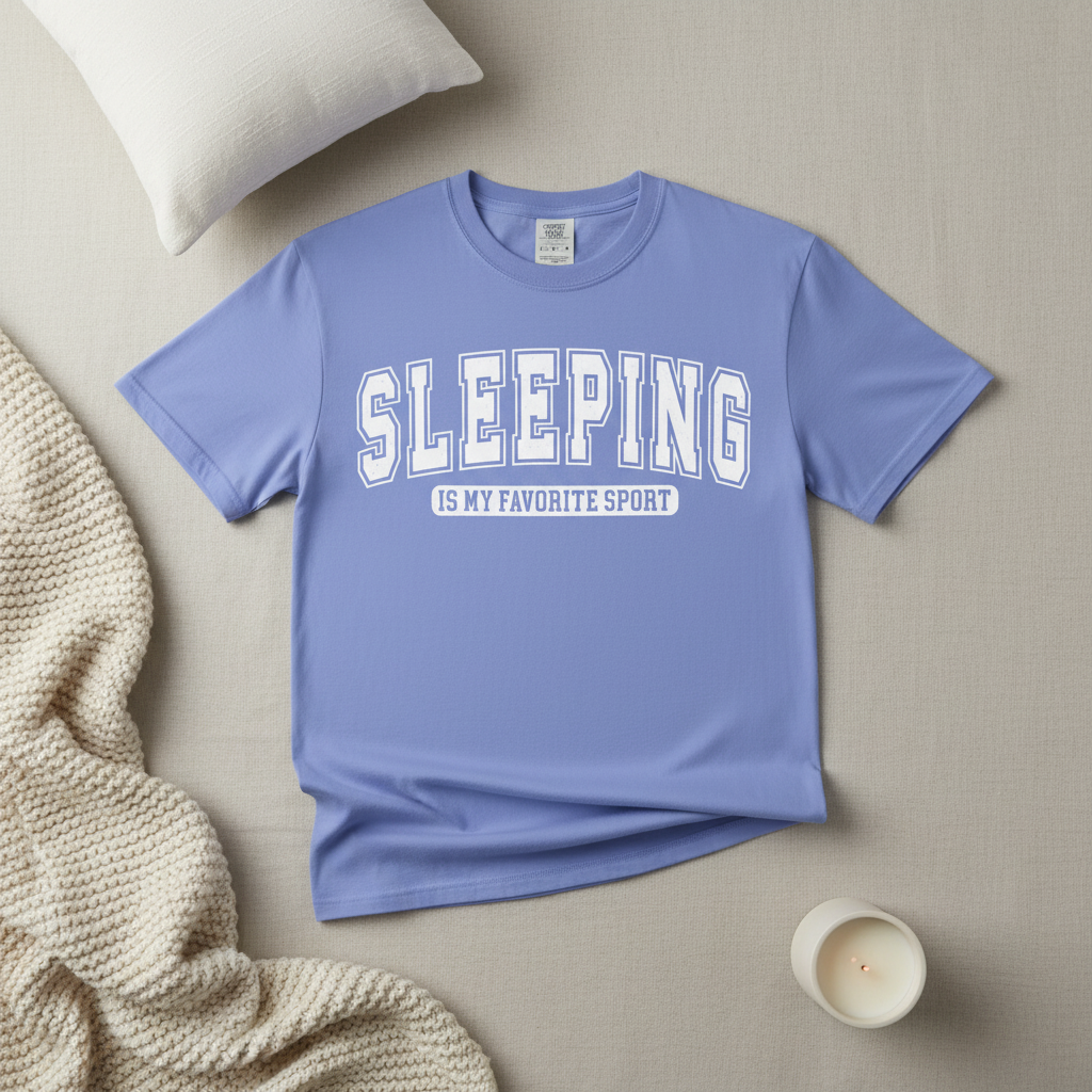Sleeping Is My Favorite Sport Graphic Tee